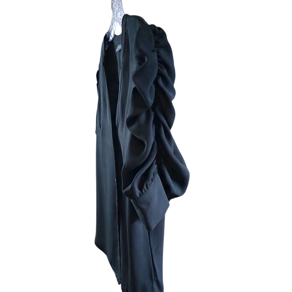 New York & Company Black Button-Up Blouse - Picture 4 of 9